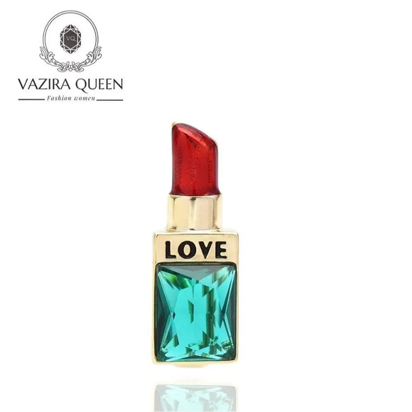 Vazira Queen Jewelry - VQ Lipstick Brooch